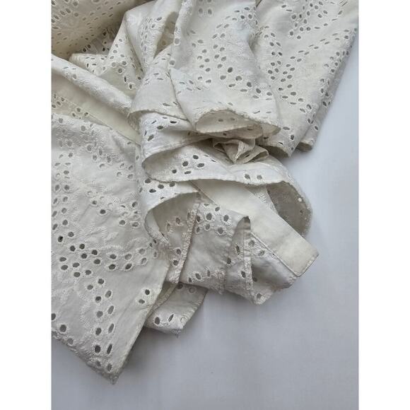 Alice + Olivia Women's Size 10 Shantella Embroidered Cotton Voile Maxi Dress NWT - Picture 11 of 14